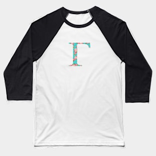 Gamma Rose Letter Baseball T-Shirt